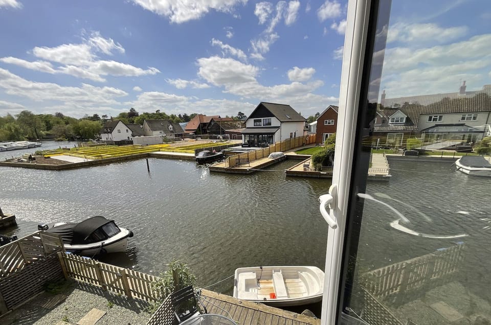 View of the river from Master bedroom 