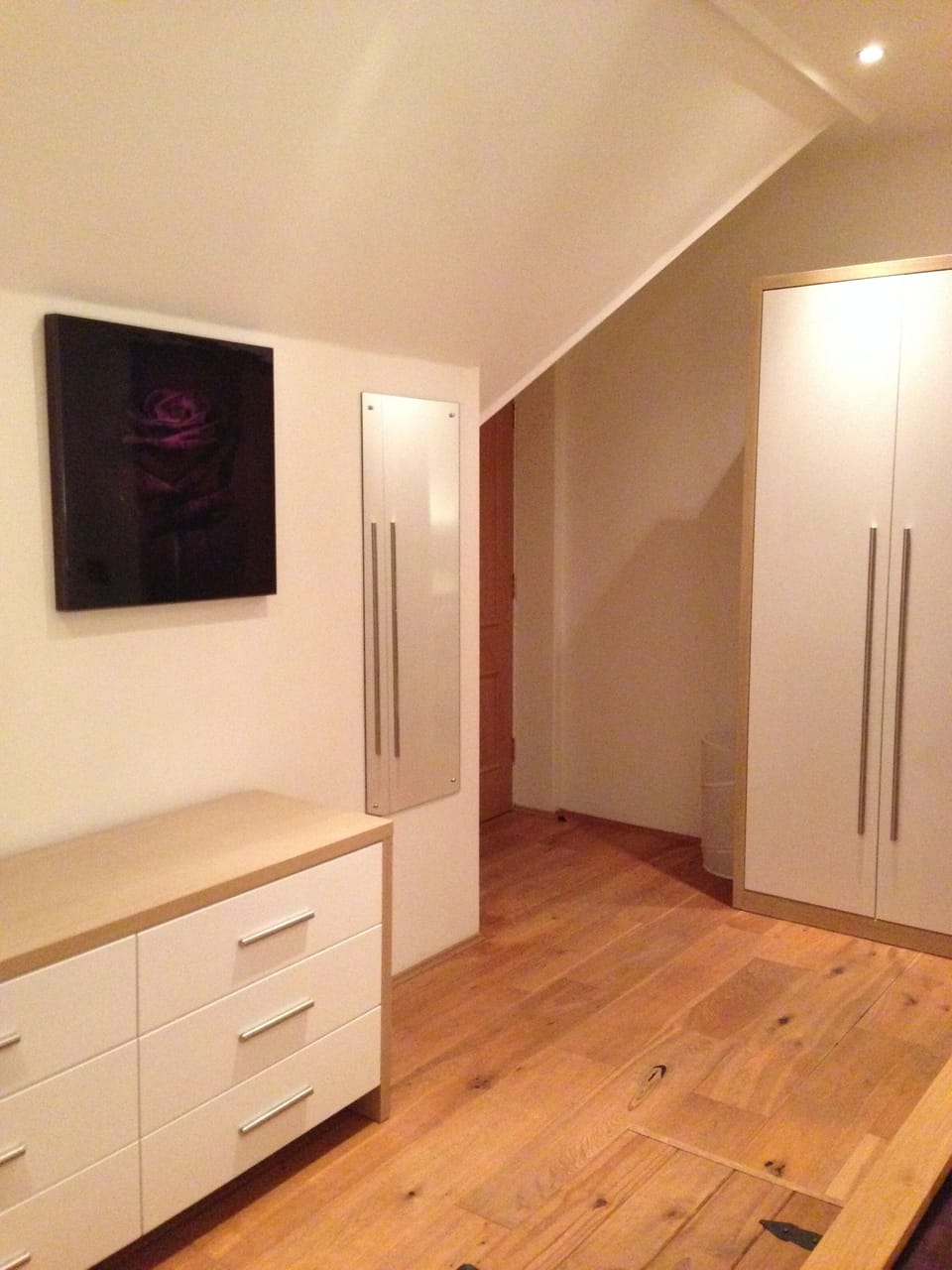 Master bedroom has plenty of storage for your clothes and shoes.