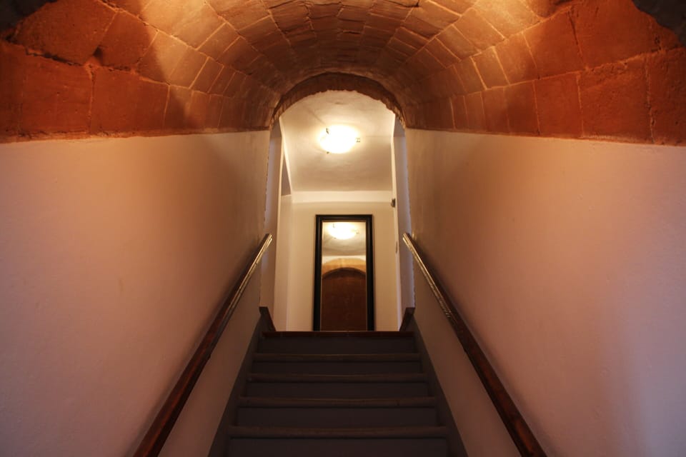 the stairs