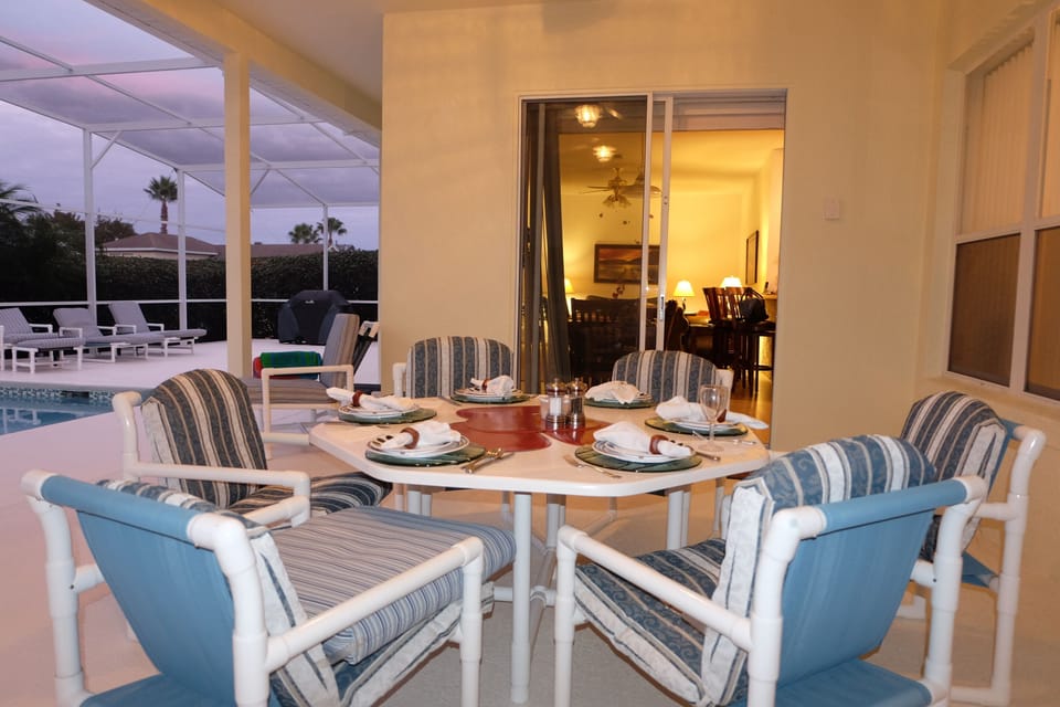  "Lanai"  has additional seating for 2018.