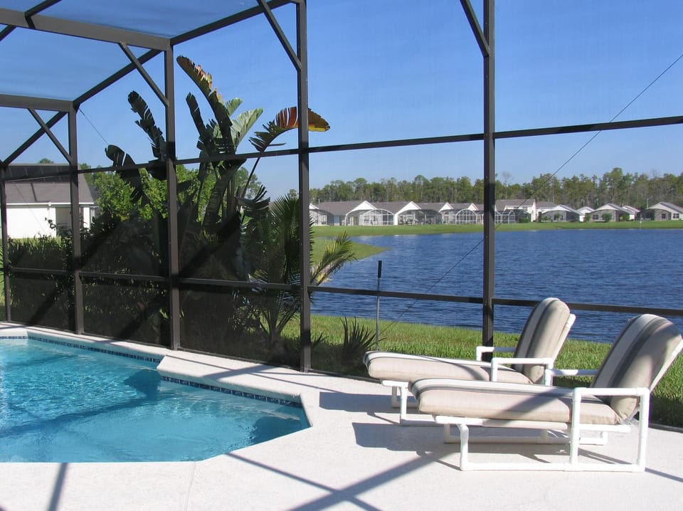 Pool with Lake View
