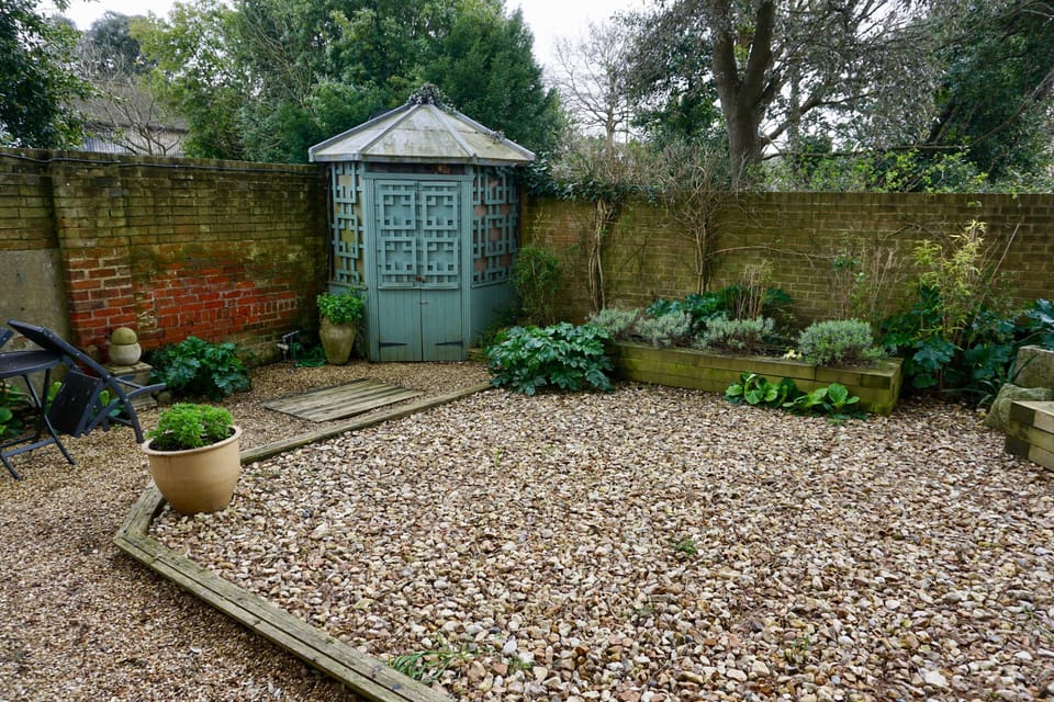 Enclosed rear garden