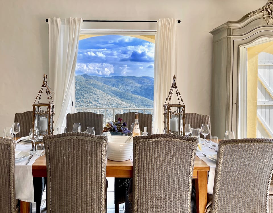Share meals together - both indoors and outside