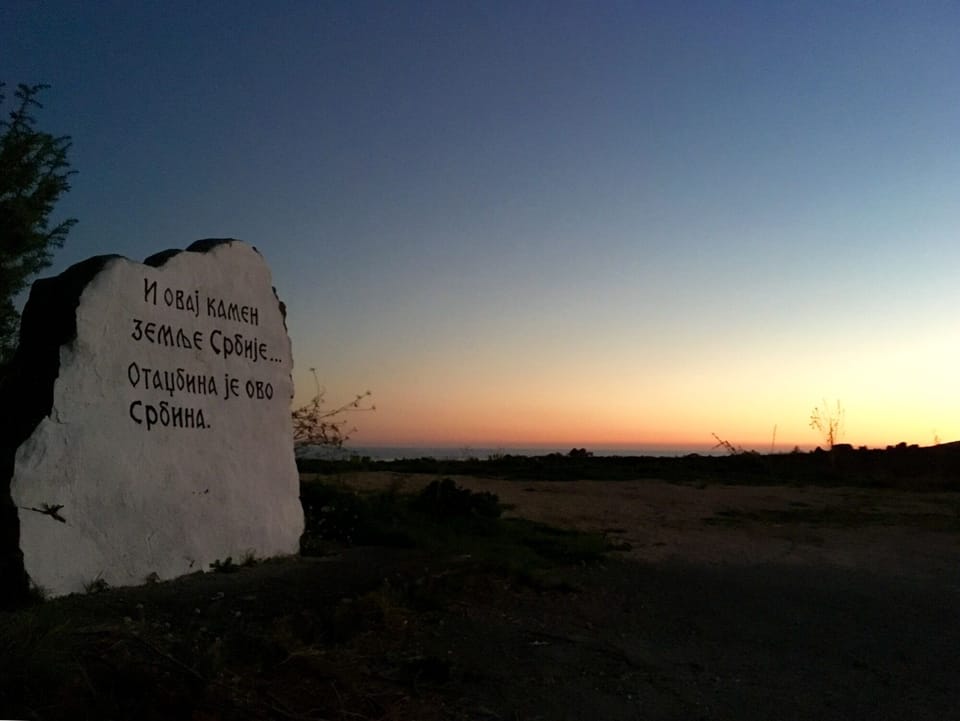 Sunset over the Adriatic
