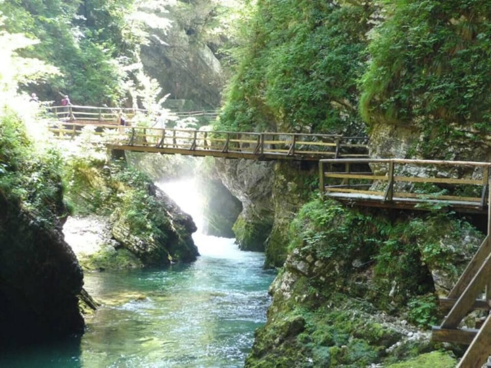 The even cooler and world famous Vintgar Gorge is a delightful walk from the house.  
With the route taking you thorough forest tracks, hillside paths and passing a few bars on the way, its a wonderful way to spend a few hours. 