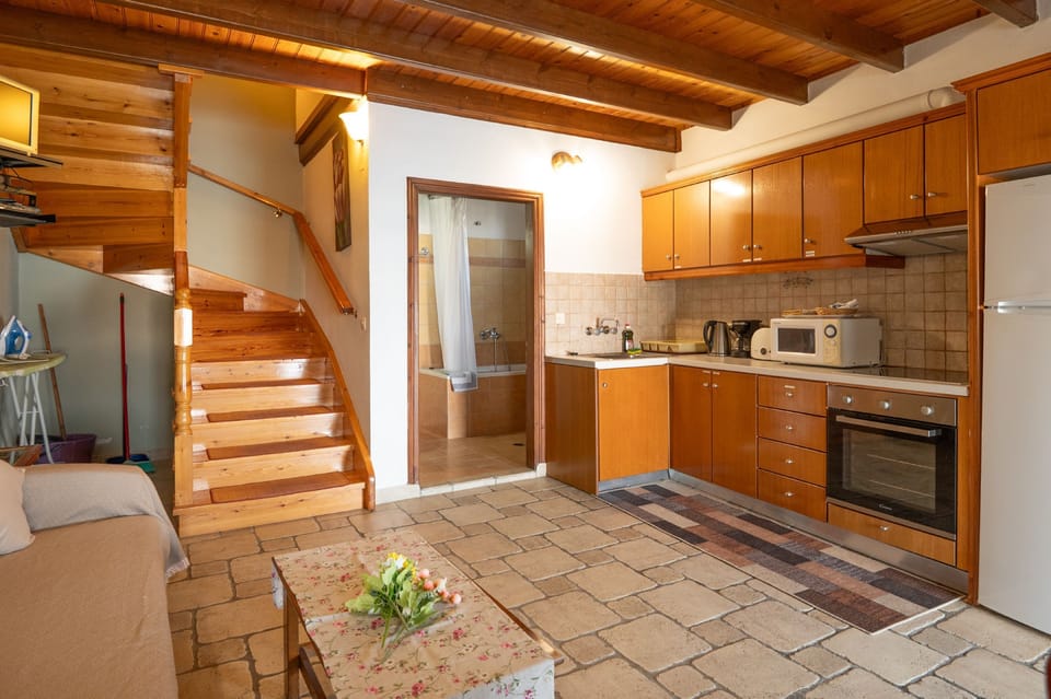 Kitchen and living area