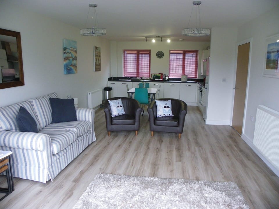 The lounge looking towards the kitchen-diner
