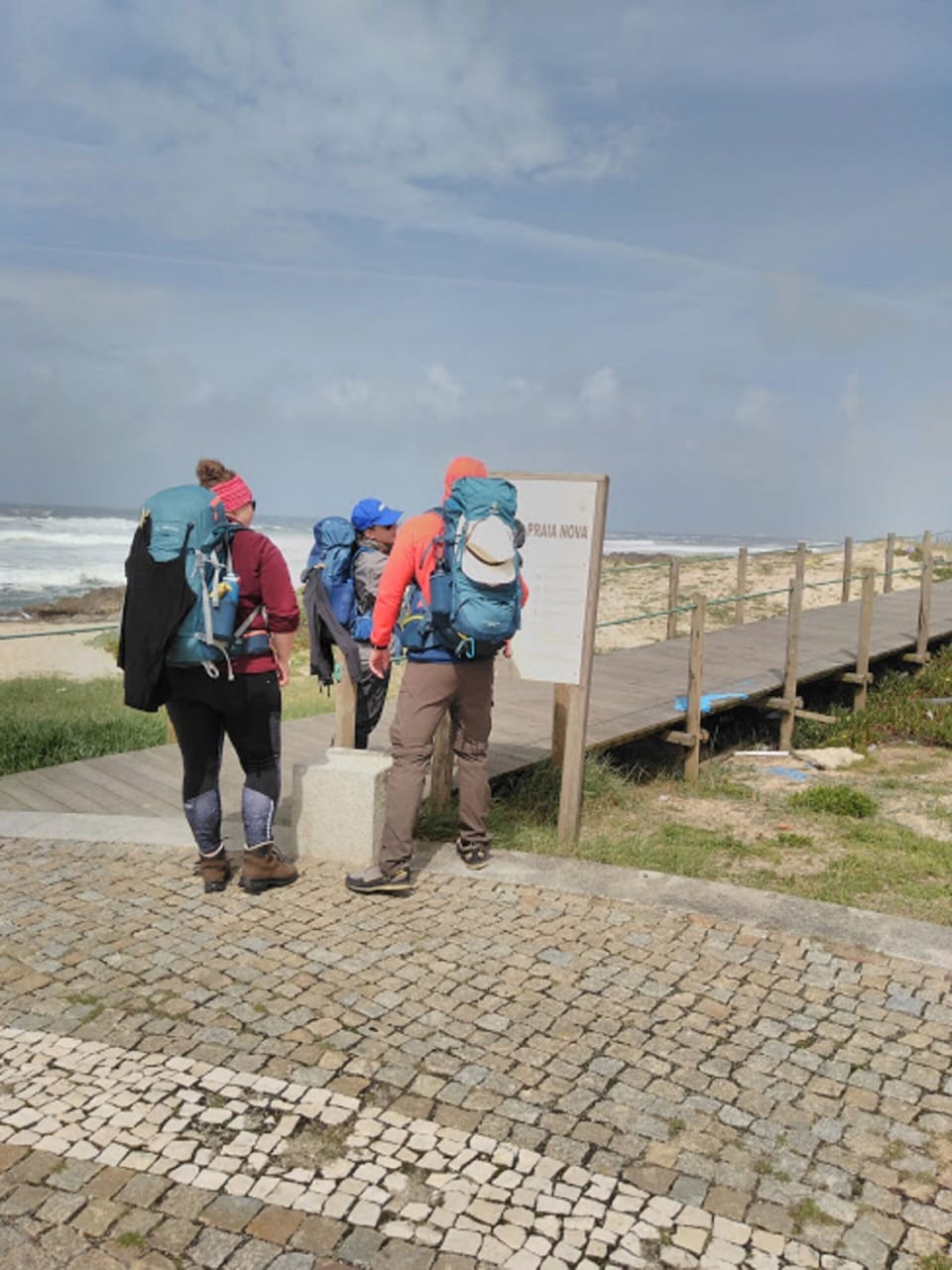 Ponto de passagem dos peregrinos do "Caminhos de Santiago"
