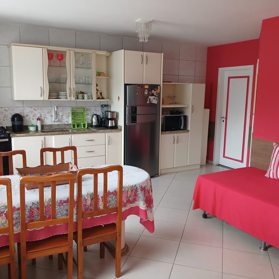 Family Apartment, Kitchen, City View | Private kitchen | Fridge, microwave, blender, cookware/dishes/utensils