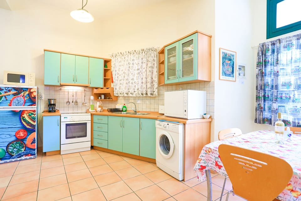 Practical charm of Corfiot kitchen