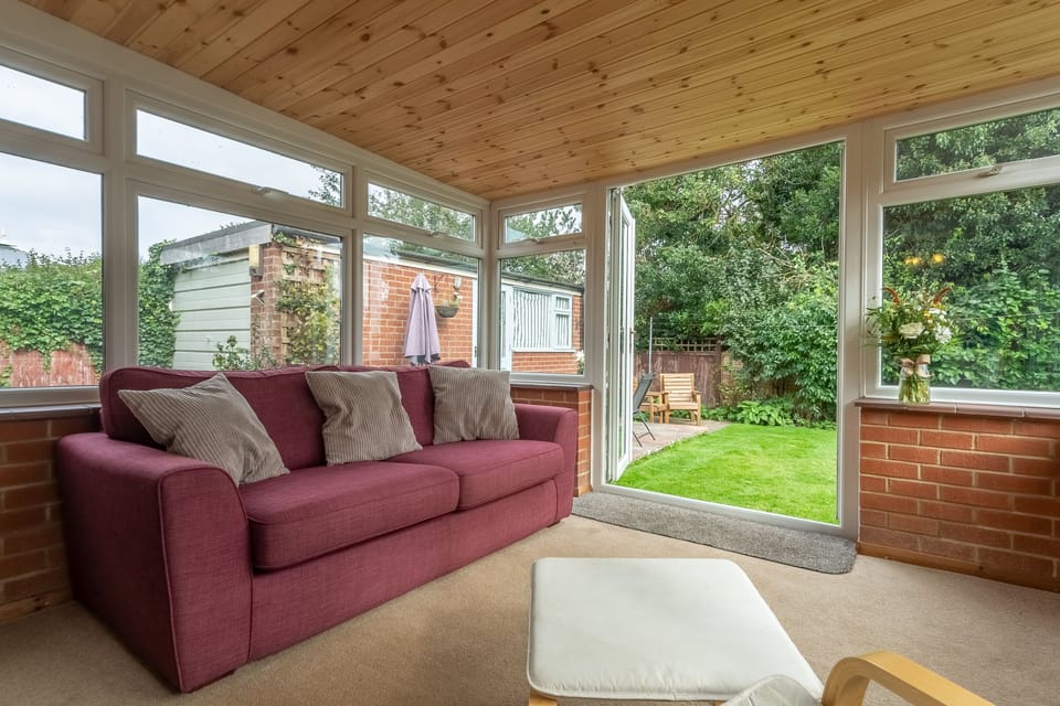 Ground floor: The conservatory overlooks the garden