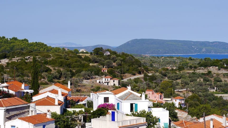 Balcony view over the village