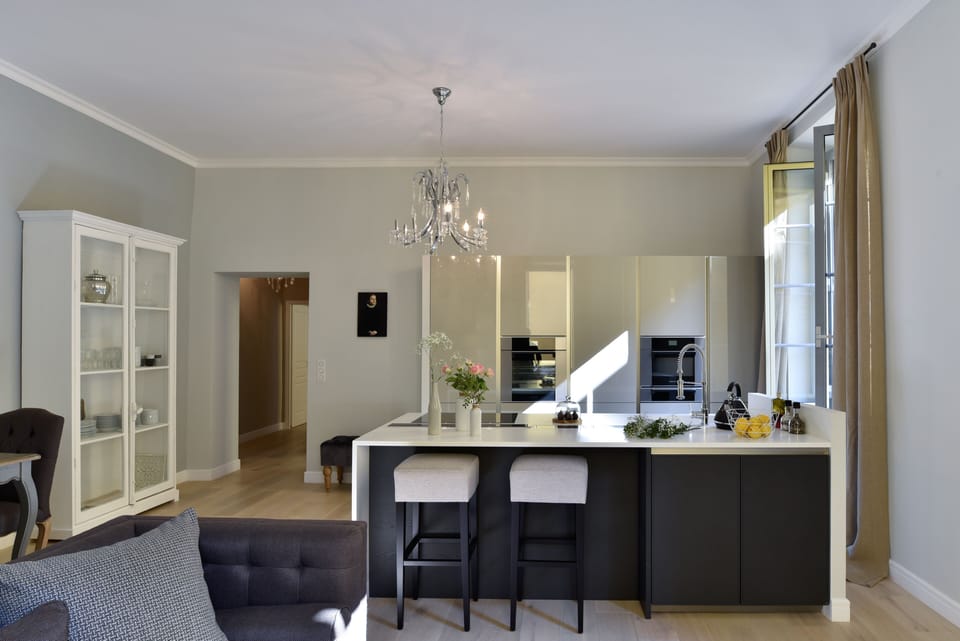 Our big open plan kitchen will delight guests who love to cook.