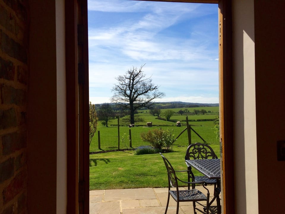 View from the dining table. The views extend forever.