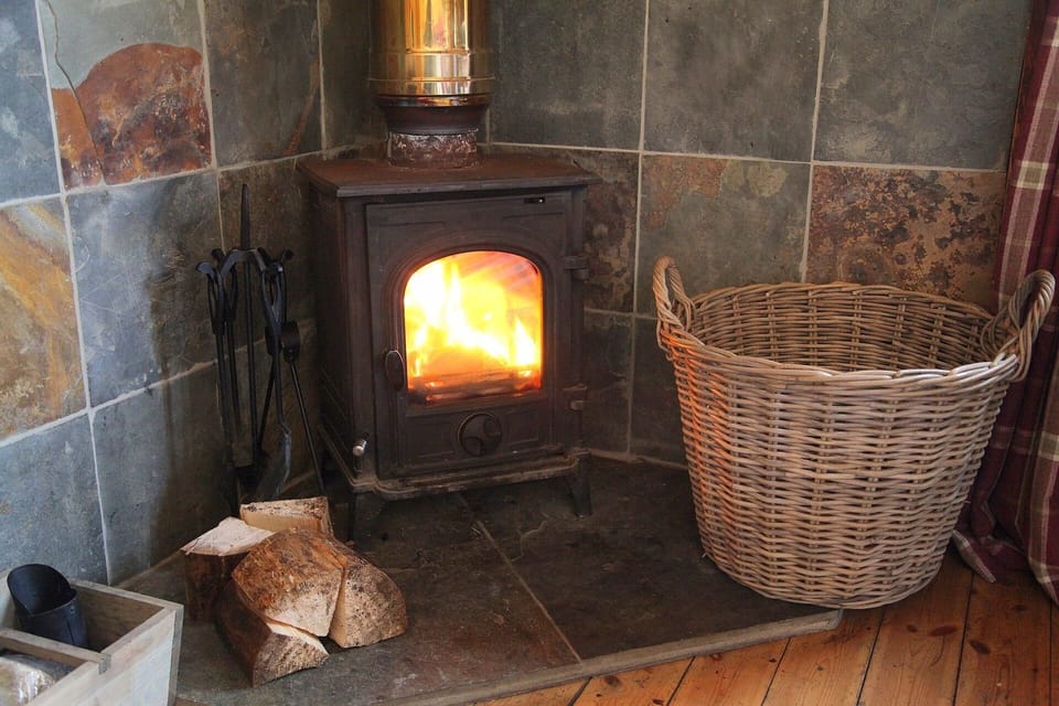 Lovely wood burning stove