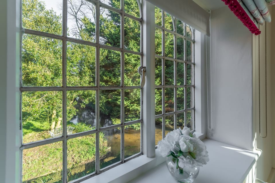 First floor: Garden views from the master bedroom