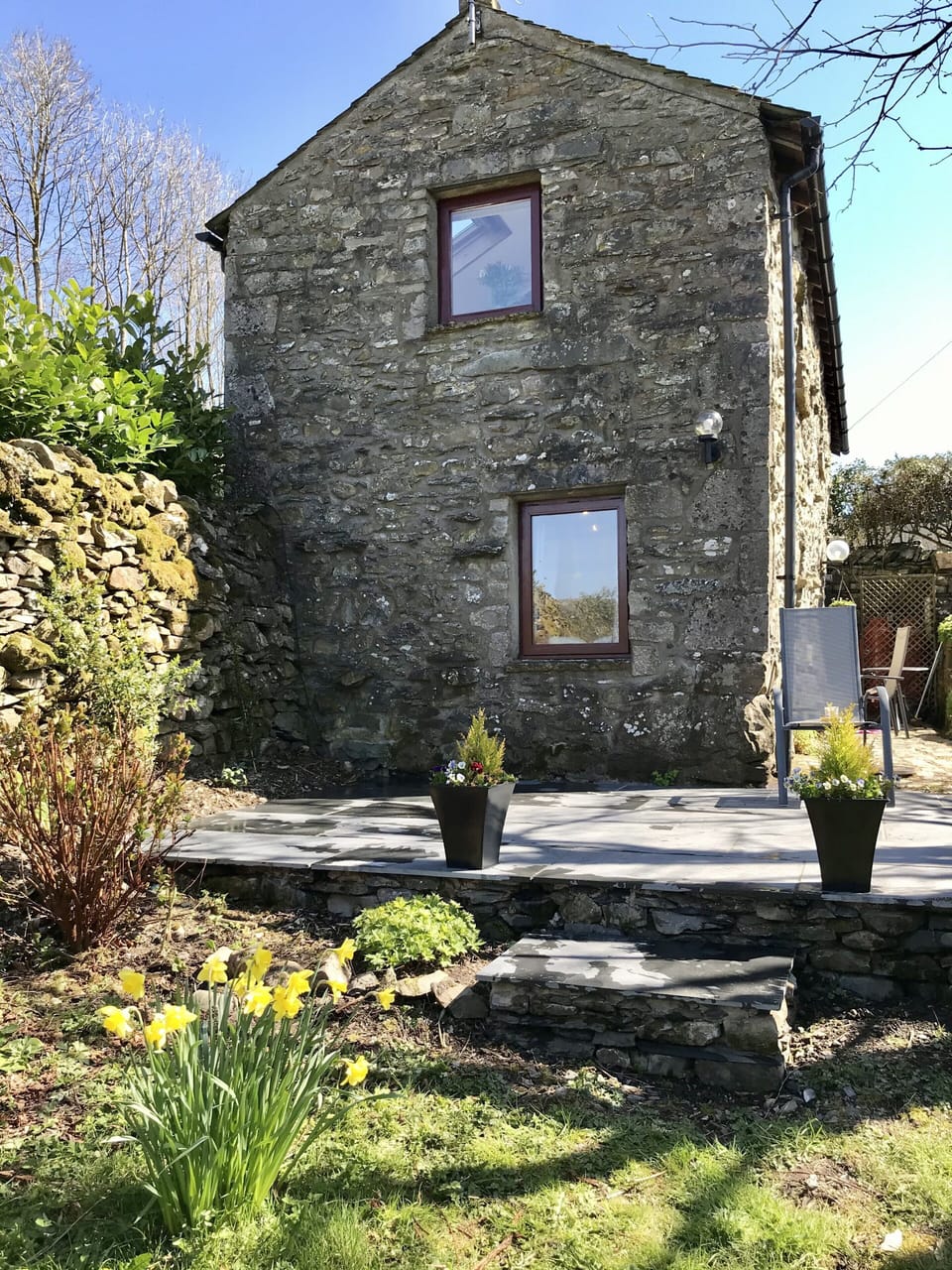 Side and patio