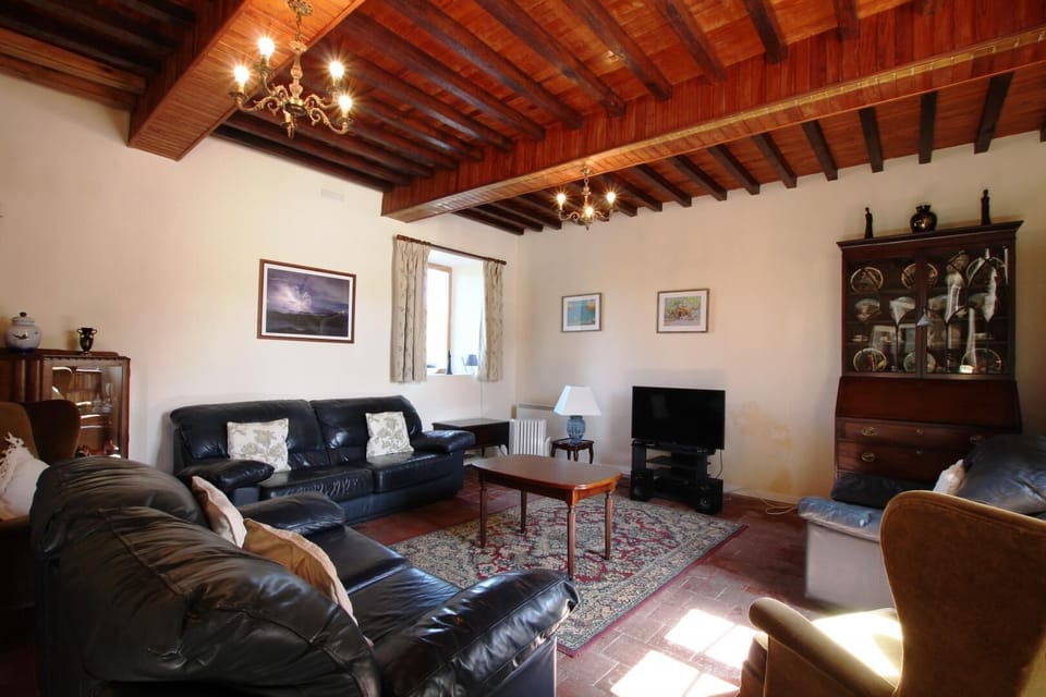 Comfortable lounge with Sky TV, CD Player etc