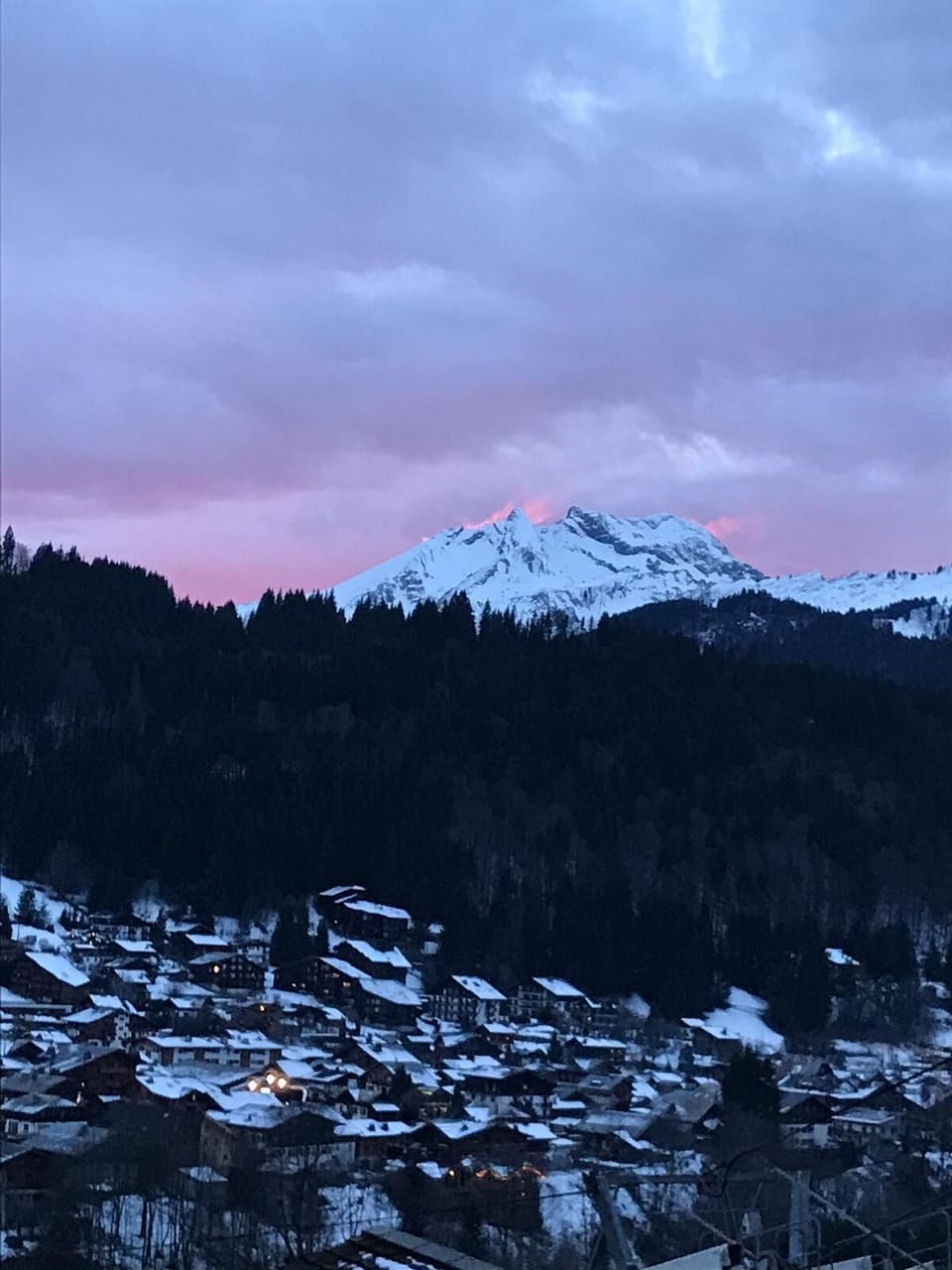 Sunset from balcony