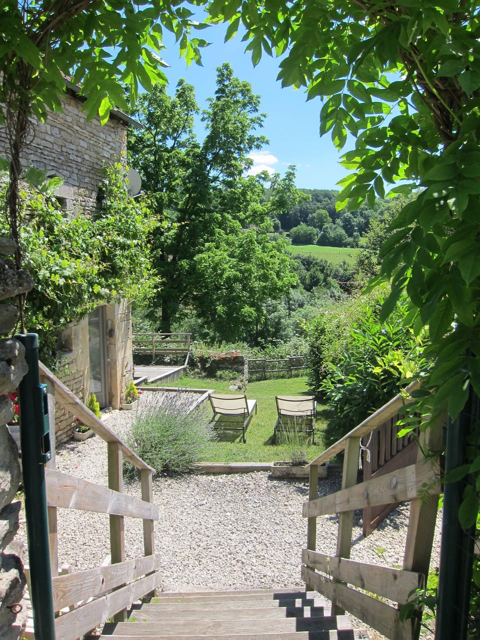 great views amid summer greenery