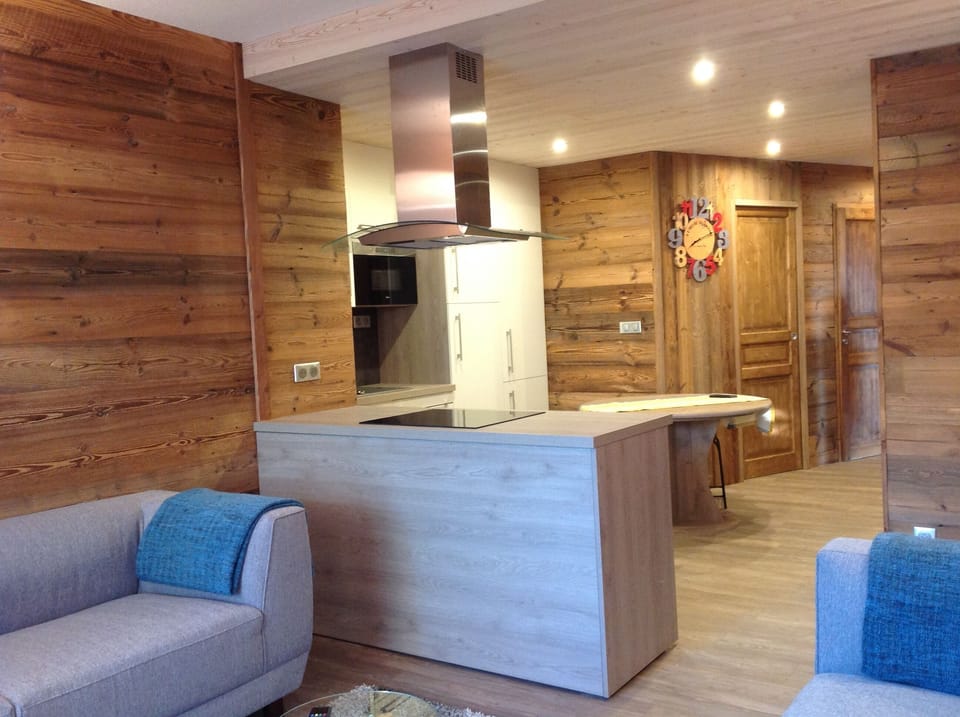 lounge and kitchen