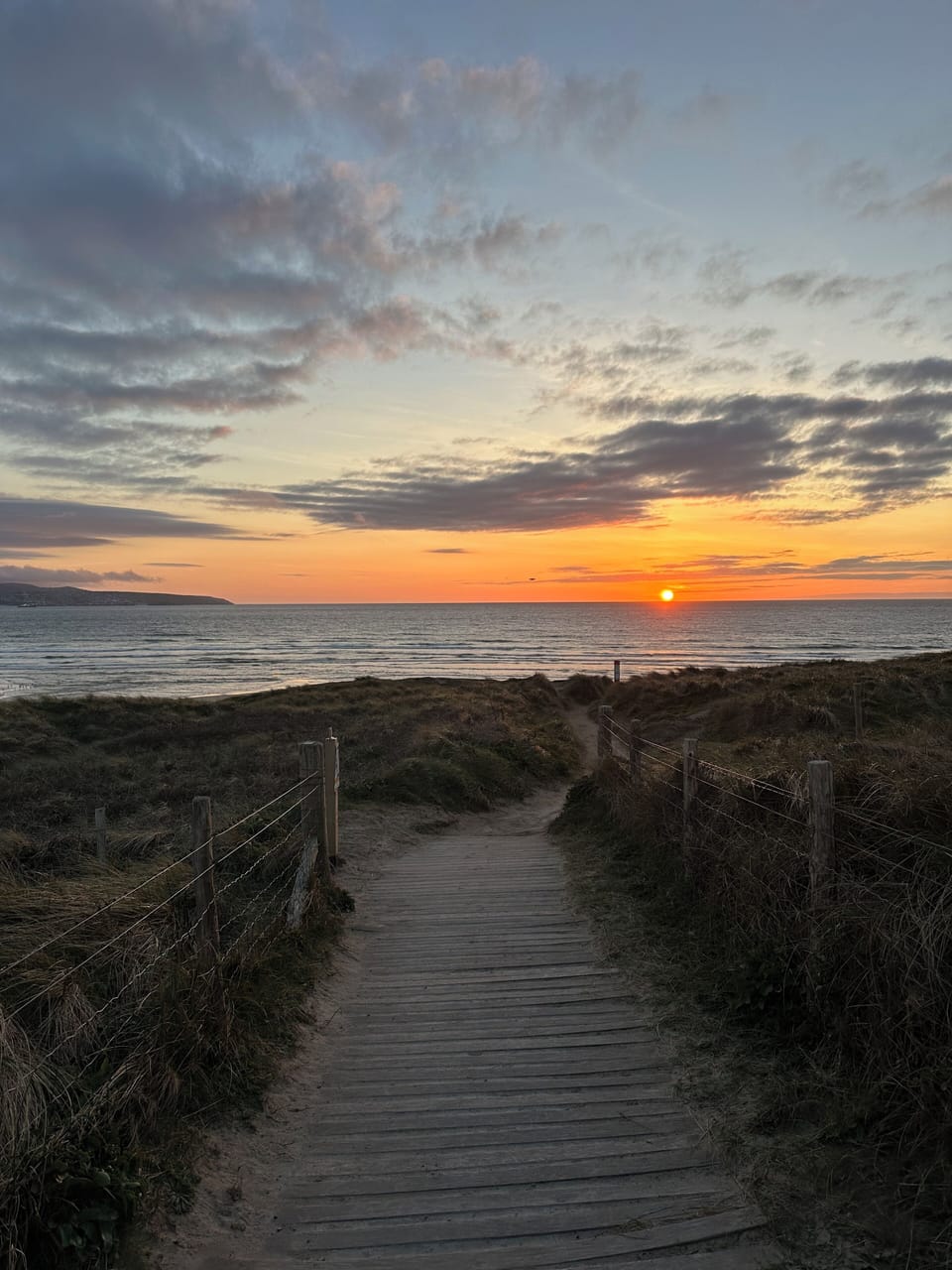 Best local beach at dusk - Godrevy