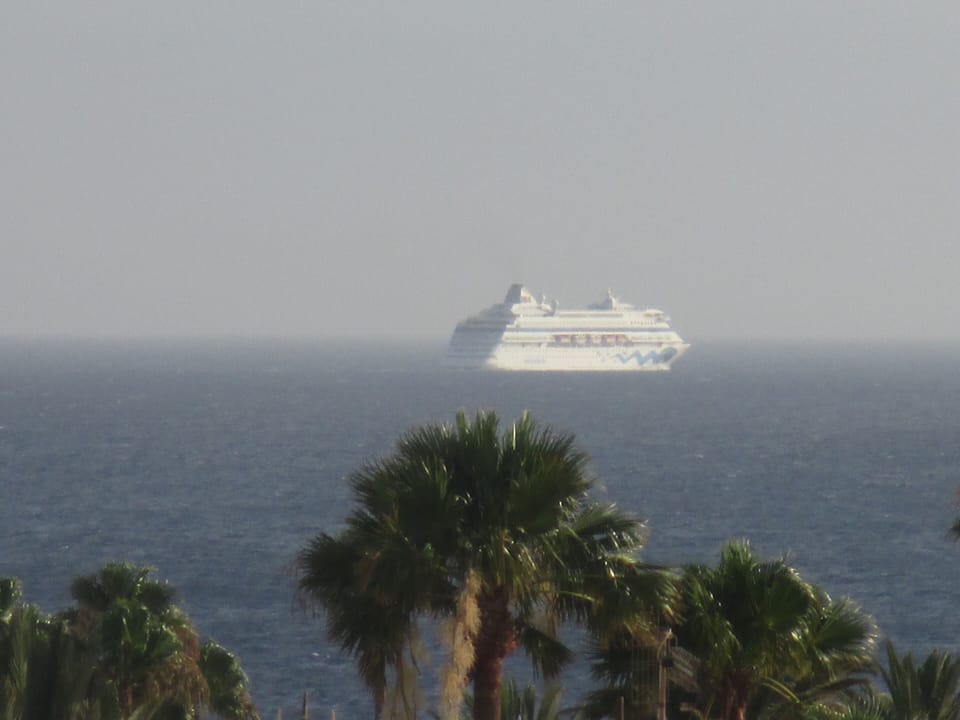 Watch the cruise liners pass by