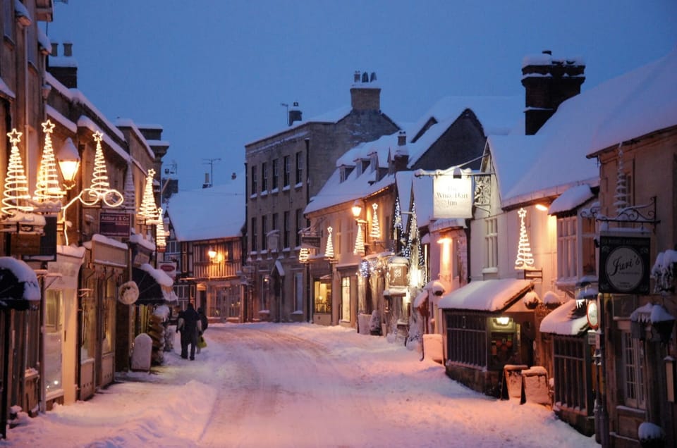 Winchcombe in the snow Christmas 2011 