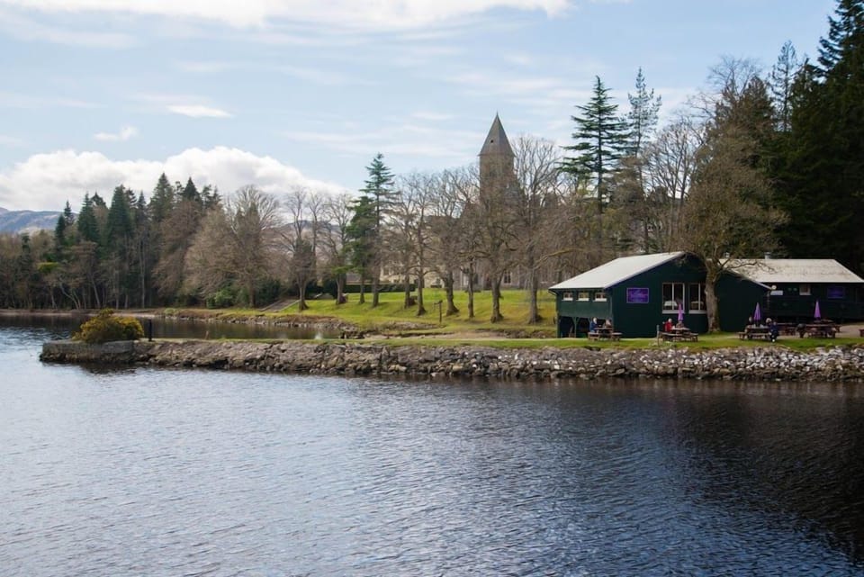 Monastery and boat house restaurant