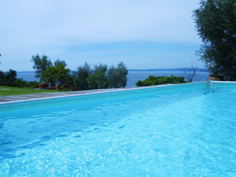 A pool with a view