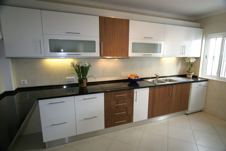 one side of kitchen
