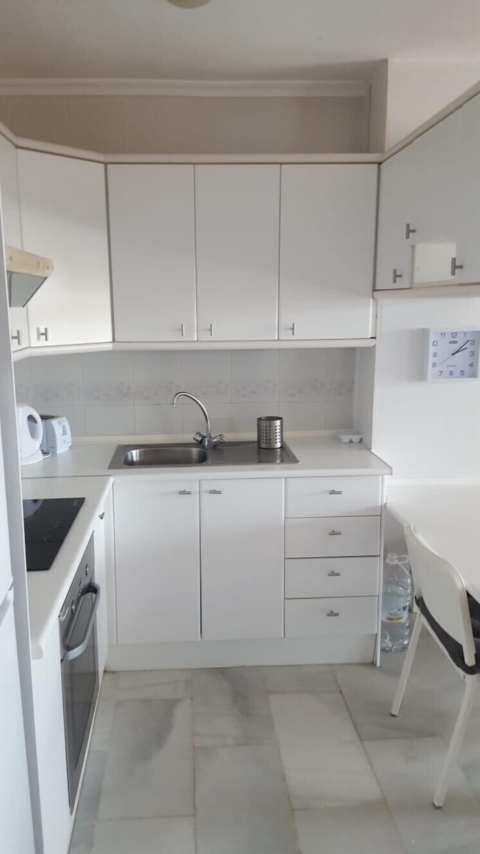 Bright white kitchen all new appliances 