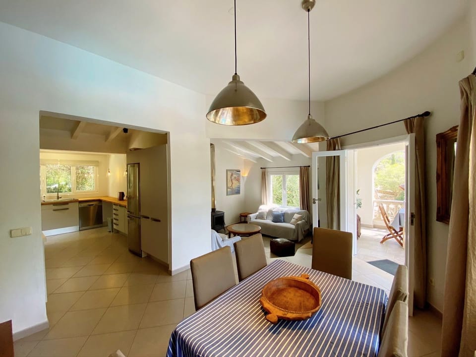 inside dining area