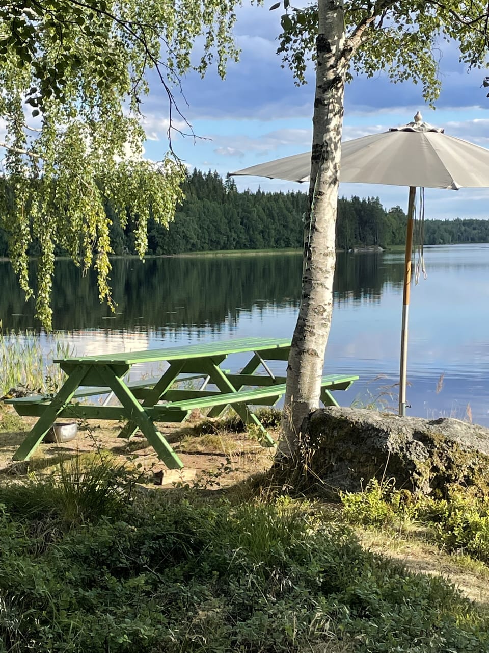 Pic-nic spot in the forestry garden