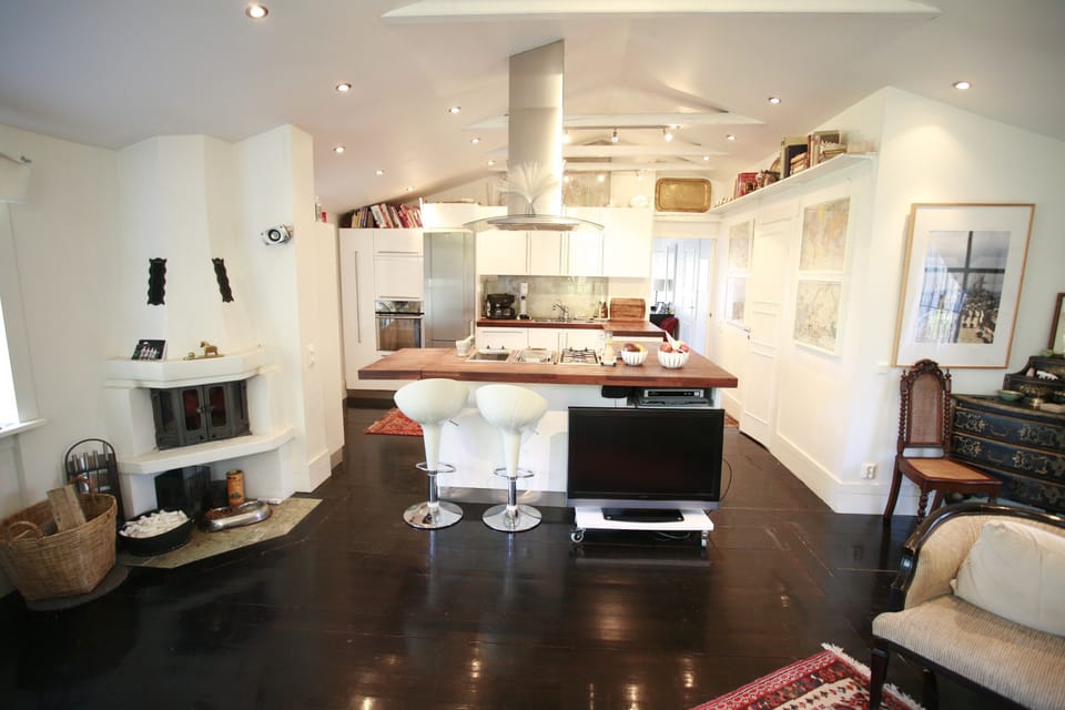 Kitchen from living room