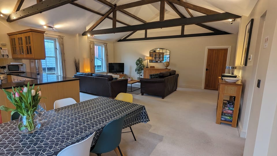 Open plan living area