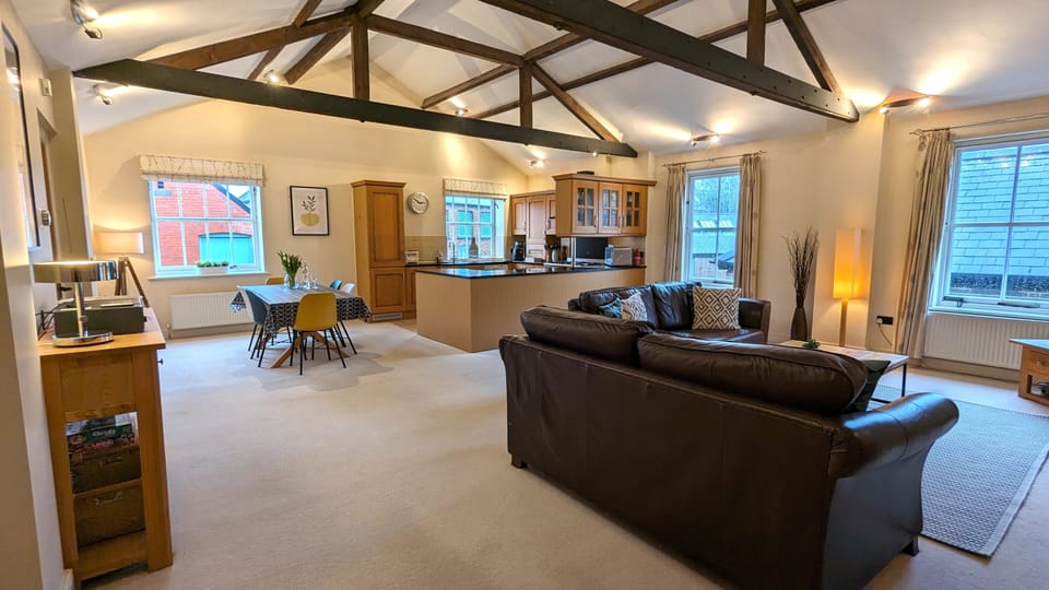 Open plan living area