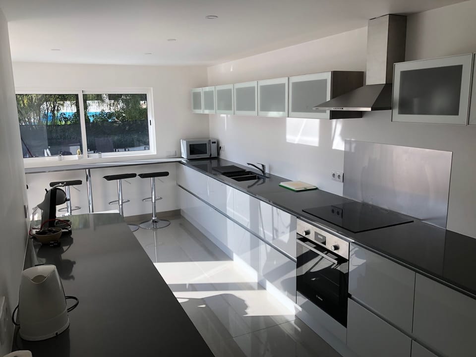 Kitchen fully refurbished and extended opens directly onto outside seating area 