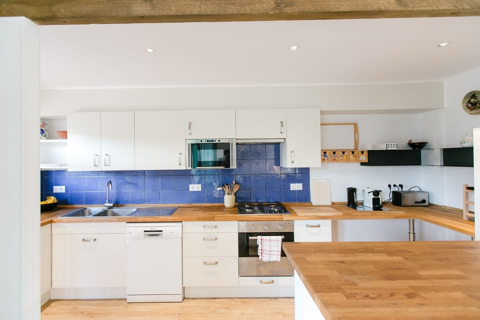 Equipped  with dishwasher, oven, microwave hob and frost free fridge freezer.