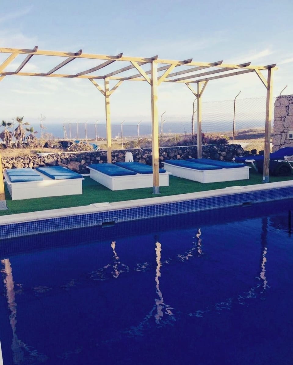 Cabana area at pool.