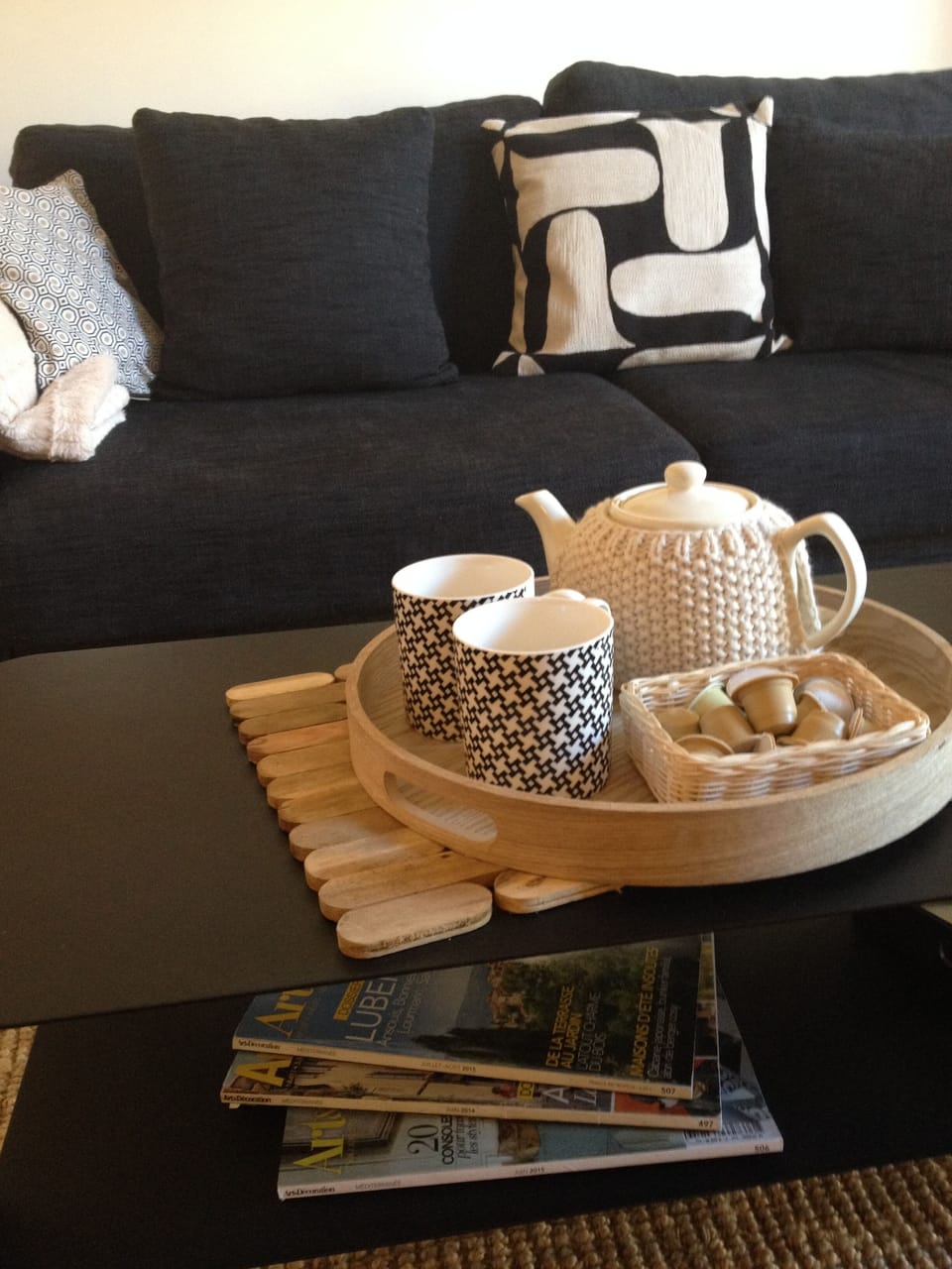 complementary tea and coffee