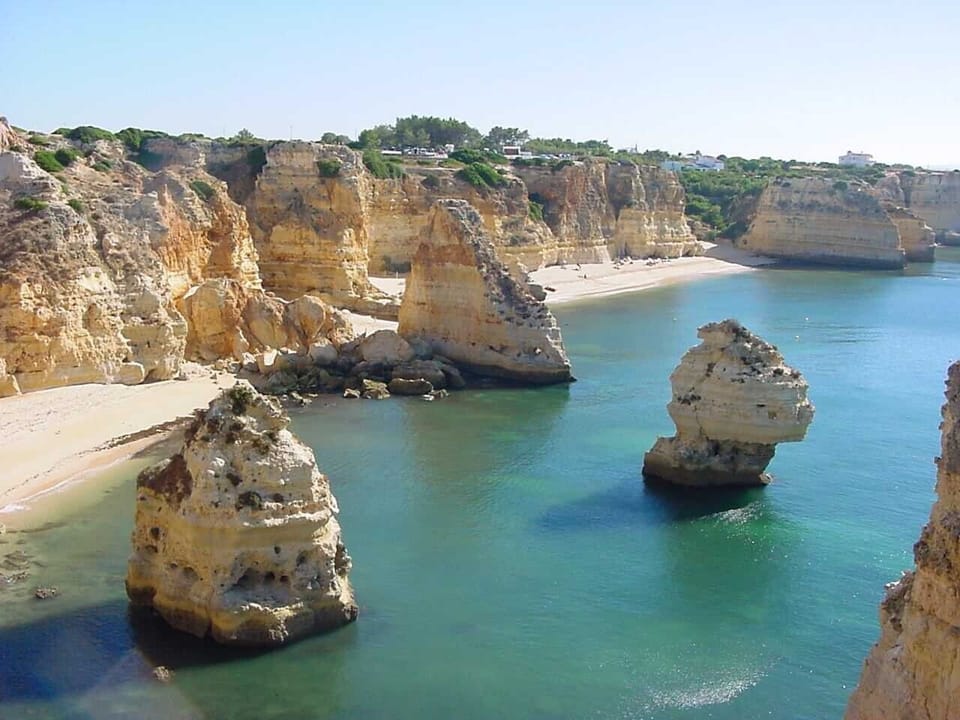 Panoramic view of Praia do Carvoeiro