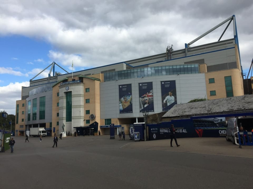 Chelsea football club. 5 minutes bus ride away.