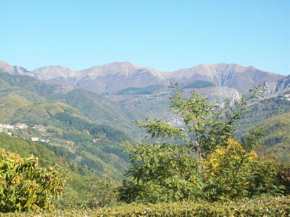View over the Apenine from the house