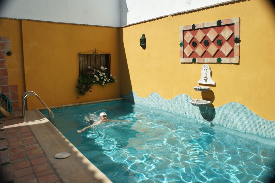 Pool in late afternoon