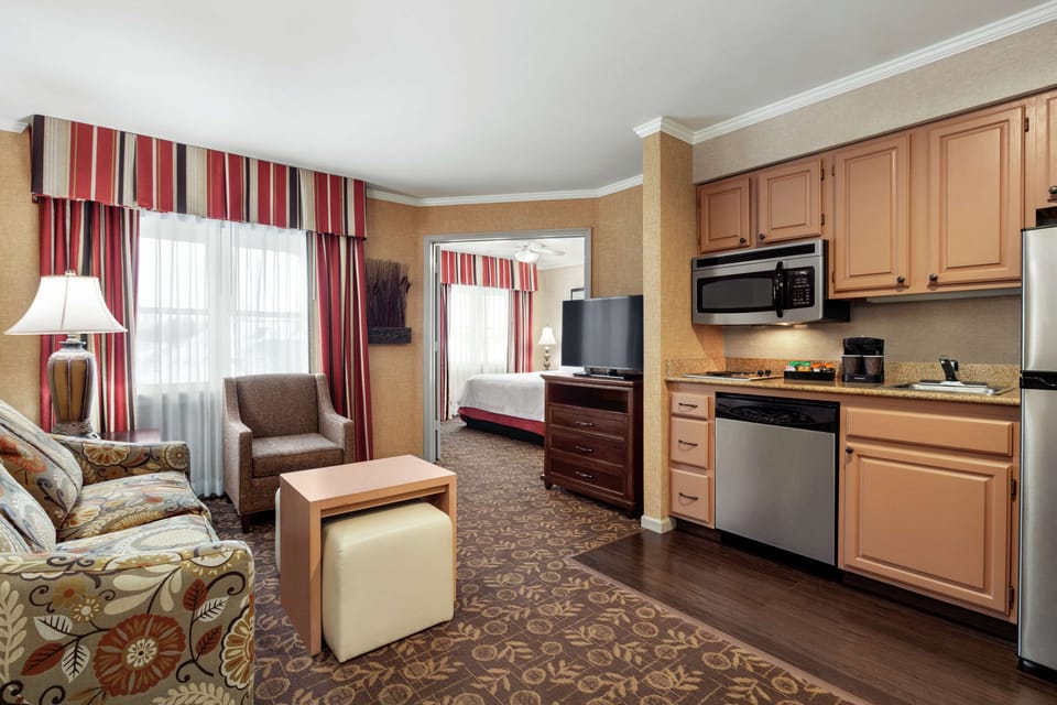 Premium bedding, pillowtop beds, in-room safe, laptop workspace