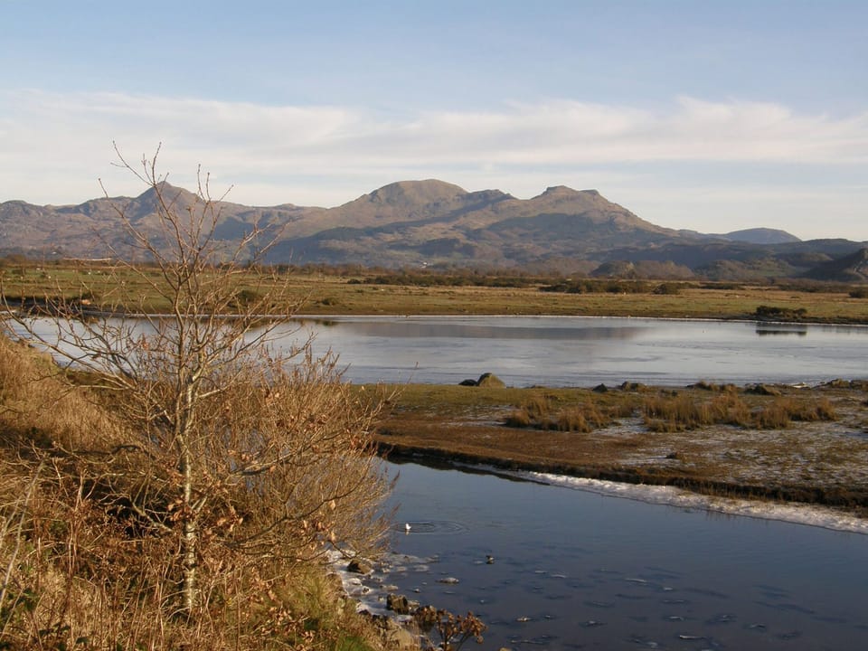 View of Moelwyn range from Porthmadog