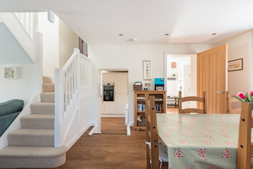 Downstairs showing open plan