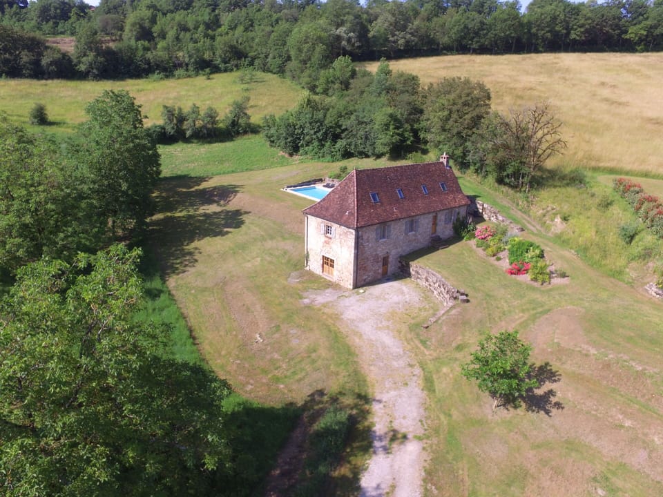 Aerial view of Les Noyers