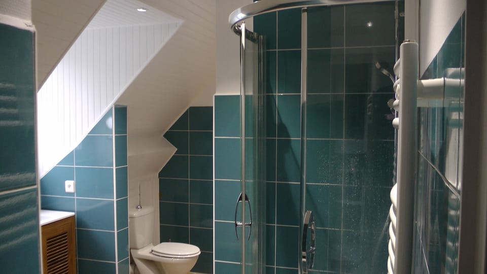 Family bathroom - bath, shower, WC
Salle de bains - baignoire, douche, WC 